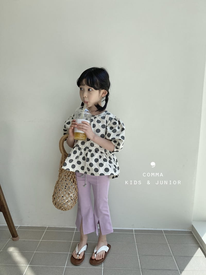 COMMA - Korean Children Fashion - #Kfashion4kids - Big Dots Blouse - 8