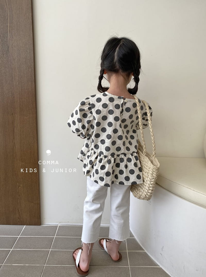 COMMA - Korean Children Fashion - #Kfashion4kids - Big Dots Blouse - 9