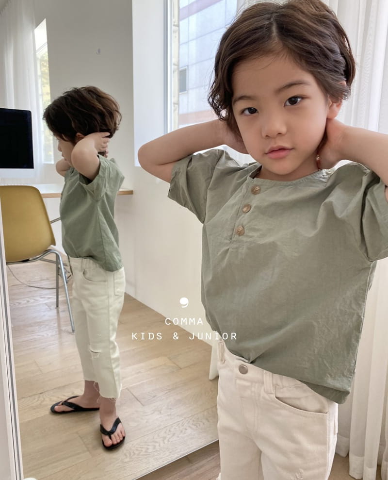 COMMA - Korean Children Fashion - #Kfashion4kids - Henley Shirt - 4