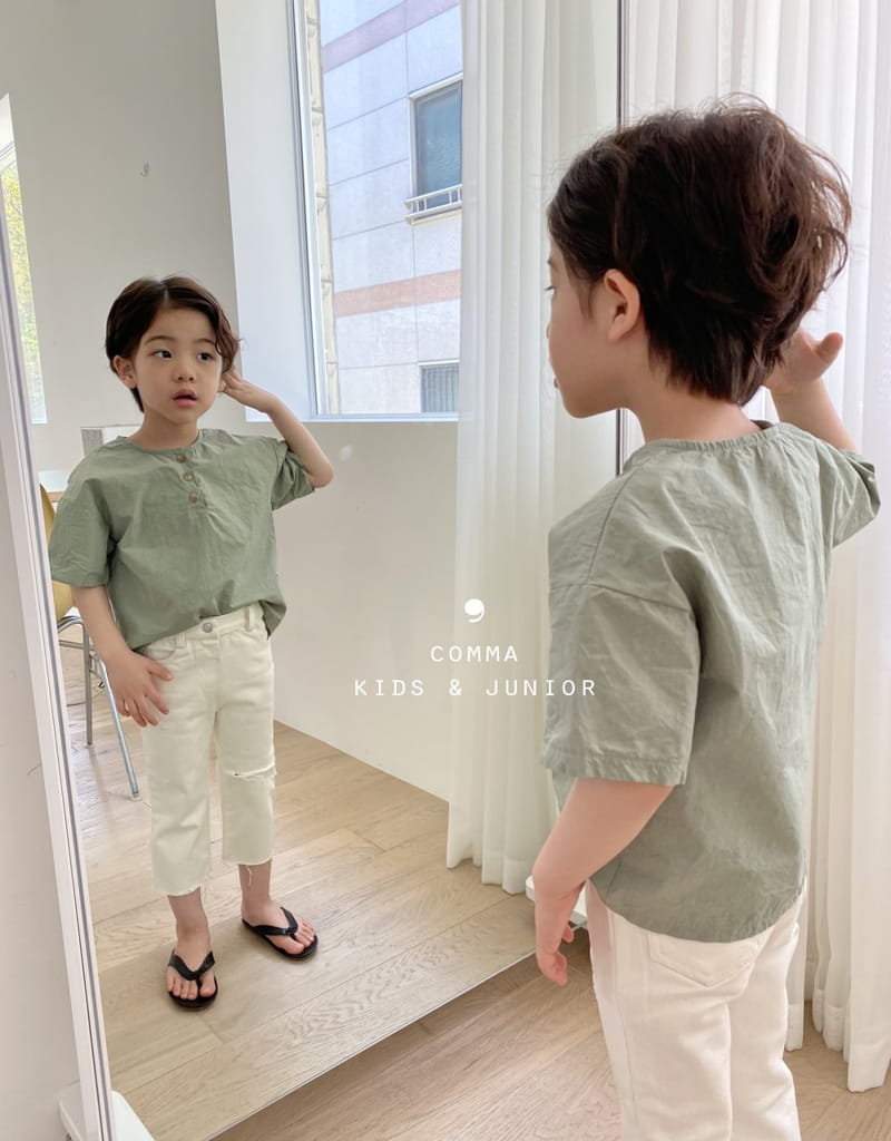 COMMA - Korean Children Fashion - #Kfashion4kids - Henley Shirt - 7