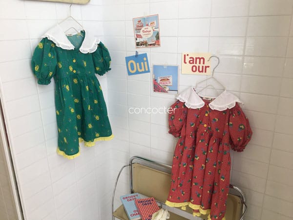 CONCOCTER - Korean Children Fashion - #Kfashion4kids - Flower Girl Boxy One-piece