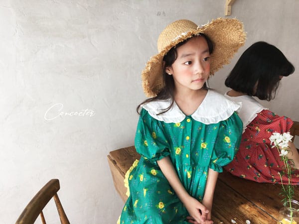 CONCOCTER - Korean Children Fashion - #Kfashion4kids - Flower Girl Boxy One-piece - 8
