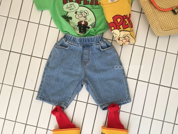 CONCOCTER - Korean Children Fashion - #Kfashion4kids - Application Capri Jean - 2