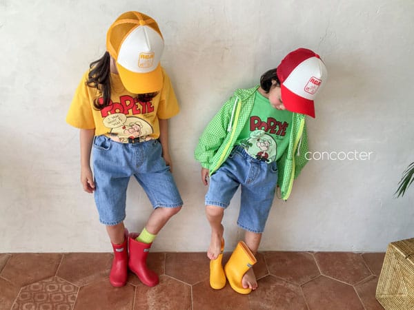 CONCOCTER - Korean Children Fashion - #Kfashion4kids - Application Capri Jean - 4