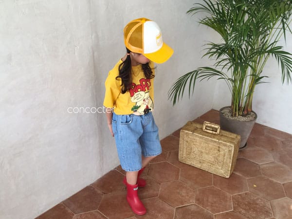 CONCOCTER - Korean Children Fashion - #Kfashion4kids - Application Capri Jean - 6