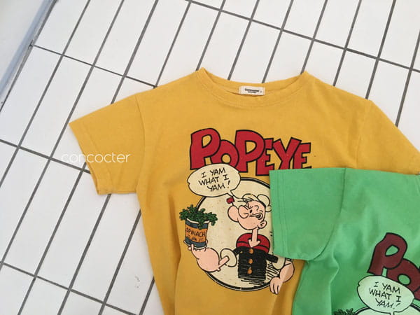CONCOCTER - Korean Children Fashion - #Kfashion4kids - Spinach and Popeye Tee with Mom - 3