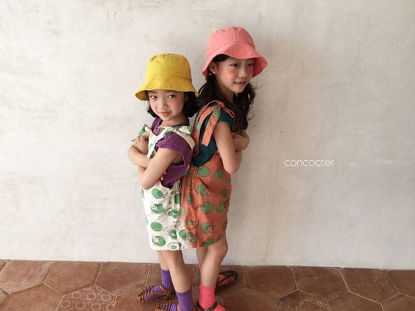 CONCOCTER - Korean Children Fashion - #Kfashion4kids - Tomato Overall - 6