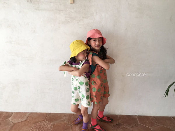 CONCOCTER - Korean Children Fashion - #Kfashion4kids - Tomato Overall - 7