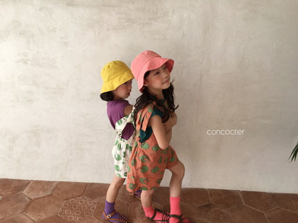 CONCOCTER - Korean Children Fashion - #Kfashion4kids - Tomato Overall - 8