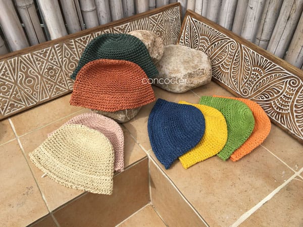 CONCOCTER - Korean Children Fashion - #Kfashion4kids - Mango Staw Bucket Hat