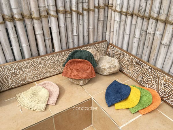 CONCOCTER - Korean Children Fashion - #Kfashion4kids - Mango Staw Bucket Hat - 2