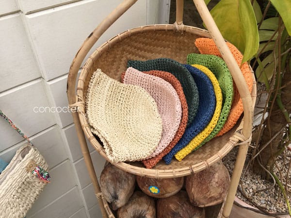 CONCOCTER - Korean Children Fashion - #Kfashion4kids - Mango Staw Bucket Hat - 4