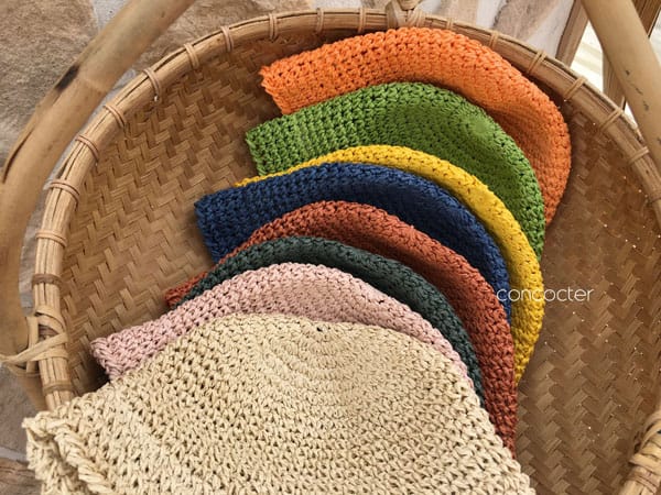 CONCOCTER - Korean Children Fashion - #Kfashion4kids - Mango Staw Bucket Hat - 5