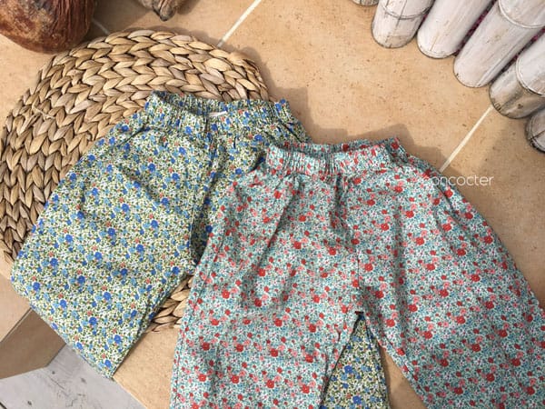 CONCOCTER - Korean Children Fashion - #Kfashion4kids - You and Me Flower Pants