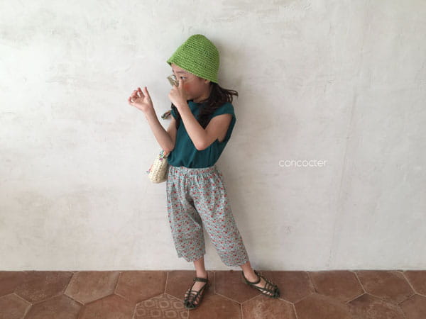 CONCOCTER - Korean Children Fashion - #Kfashion4kids - You and Me Flower Pants - 4