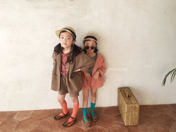 CONCOCTER - Korean Children Fashion - #Kfashion4kids - Firenze Suit Top Bottom Set