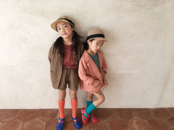 CONCOCTER - Korean Children Fashion - #Kfashion4kids - Firenze Suit Top Bottom Set - 6