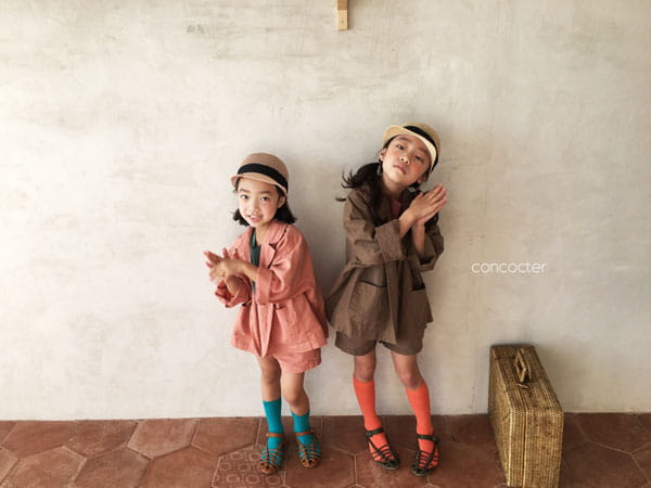 CONCOCTER - Korean Children Fashion - #Kfashion4kids - Firenze Suit Top Bottom Set - 8