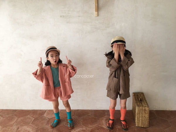 CONCOCTER - Korean Children Fashion - #Kfashion4kids - Firenze Suit Top Bottom Set - 9