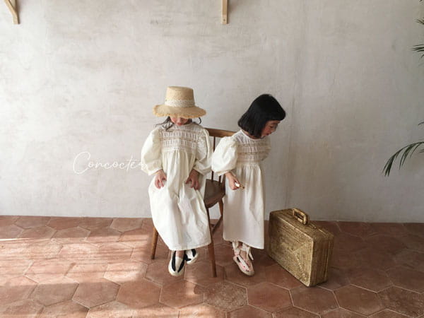 CONCOCTER - Korean Children Fashion - #Kfashion4kids - Veneci Long One-piece - 3