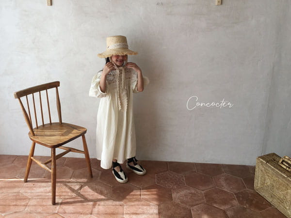 CONCOCTER - Korean Children Fashion - #Kfashion4kids - Veneci Long One-piece - 4