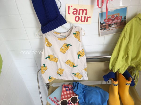 CONCOCTER - Korean Children Fashion - #Kfashion4kids - Paprika Sleeveless - 2