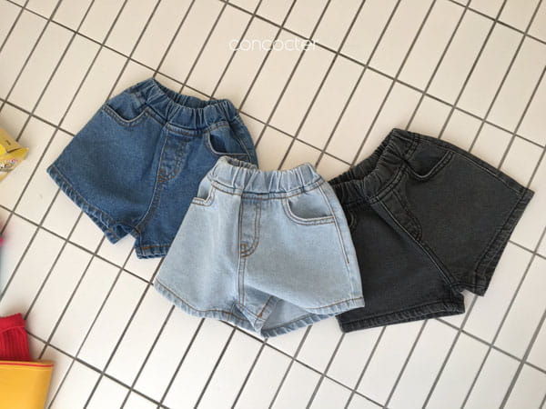 CONCOCTER - Korean Children Fashion - #Kfashion4kids - Three Color Denim Shorts - 3