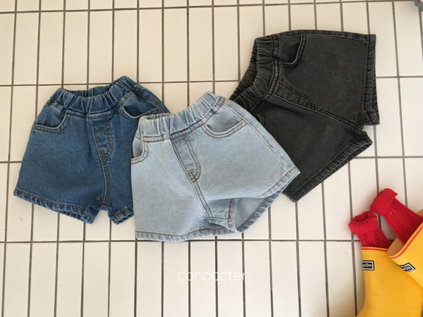 CONCOCTER - Korean Children Fashion - #Kfashion4kids - Three Color Denim Shorts - 4
