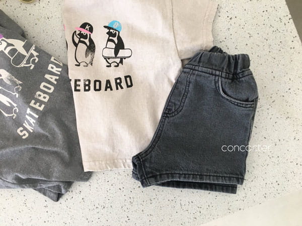CONCOCTER - Korean Children Fashion - #Kfashion4kids - Penguin Short Sleeves Tee - 5