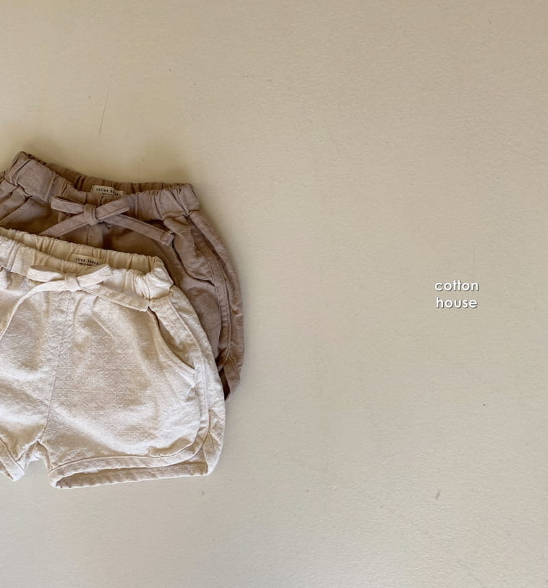 COTTON HOUSE - Korean Children Fashion - #Kfashion4kids - Linen Shorts