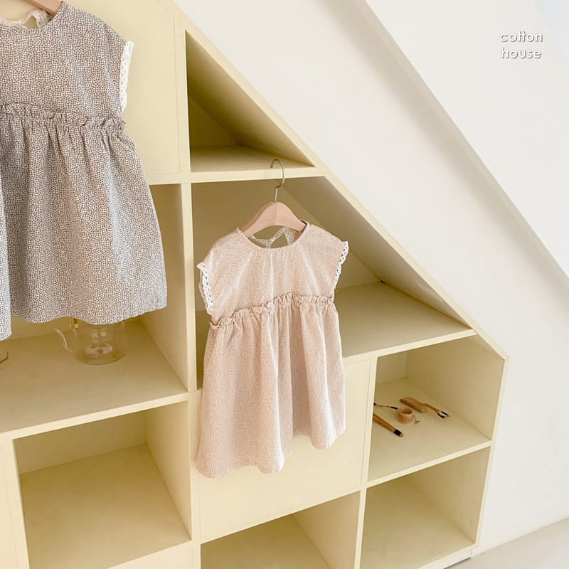 COTTON HOUSE - Korean Children Fashion - #Kfashion4kids - Snow Flower Lace One-piece - 11