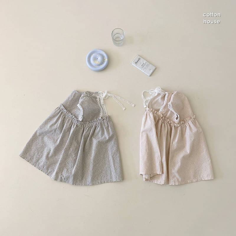 COTTON HOUSE - Korean Children Fashion - #Kfashion4kids - Snow Flower Lace One-piece - 8