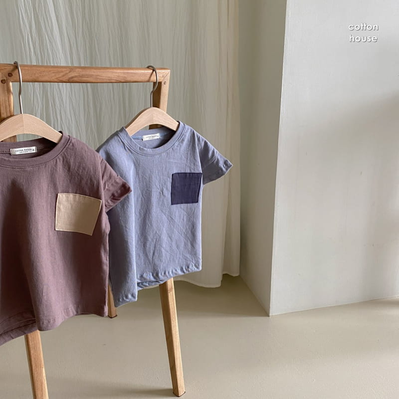COTTON HOUSE - Korean Children Fashion - #Kfashion4kids - Pocket Point Tee