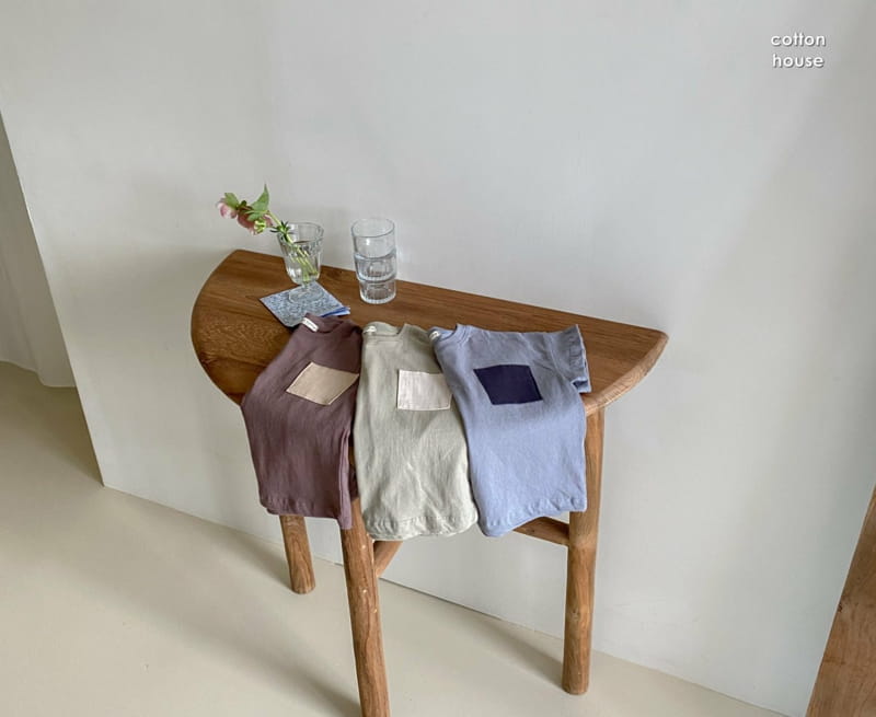 COTTON HOUSE - Korean Children Fashion - #Kfashion4kids - Pocket Point Tee - 10