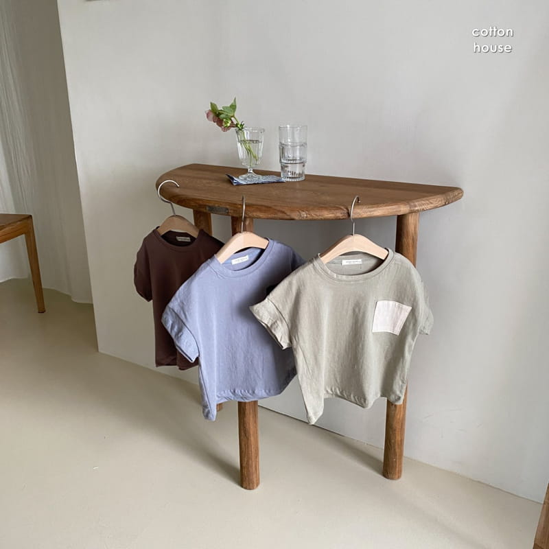 COTTON HOUSE - Korean Children Fashion - #Kfashion4kids - Pocket Point Tee - 2