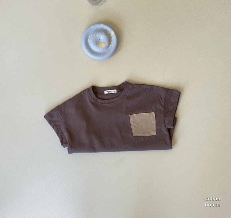COTTON HOUSE - Korean Children Fashion - #Kfashion4kids - Pocket Point Tee - 6