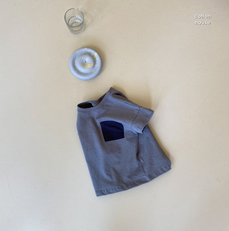 COTTON HOUSE - Korean Children Fashion - #Kfashion4kids - Pocket Point Tee - 7