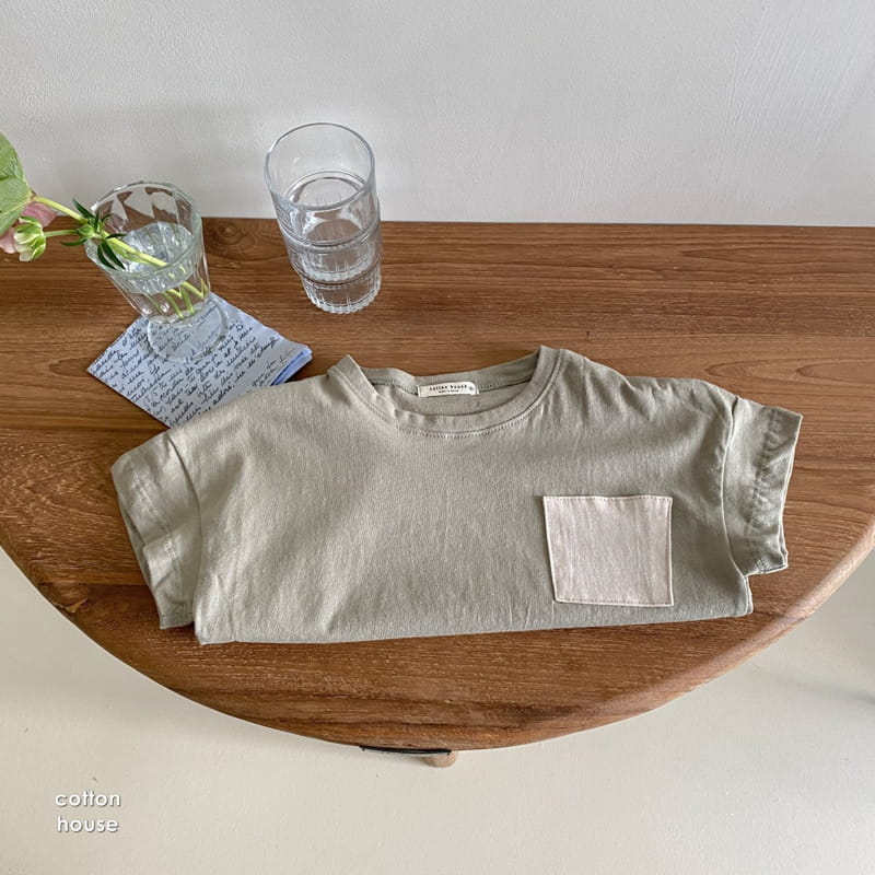 COTTON HOUSE - Korean Children Fashion - #Kfashion4kids - Pocket Point Tee - 8