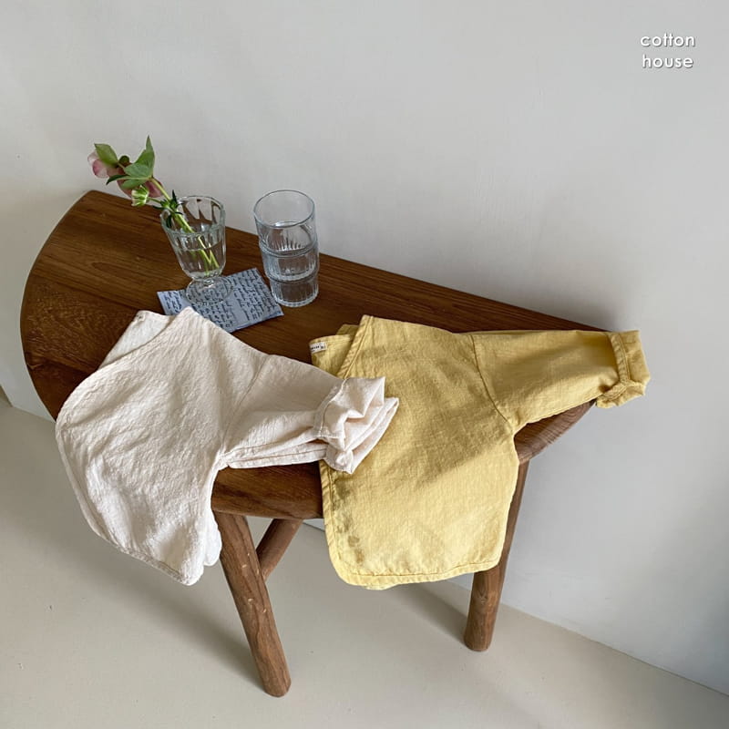 COTTON HOUSE - Korean Children Fashion - #Kfashion4kids - Linen Cardigan - 2