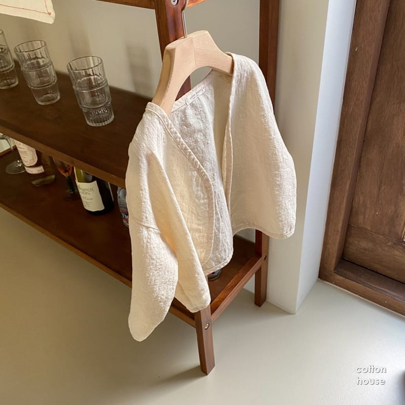 COTTON HOUSE - Korean Children Fashion - #Kfashion4kids - Linen Cardigan - 3