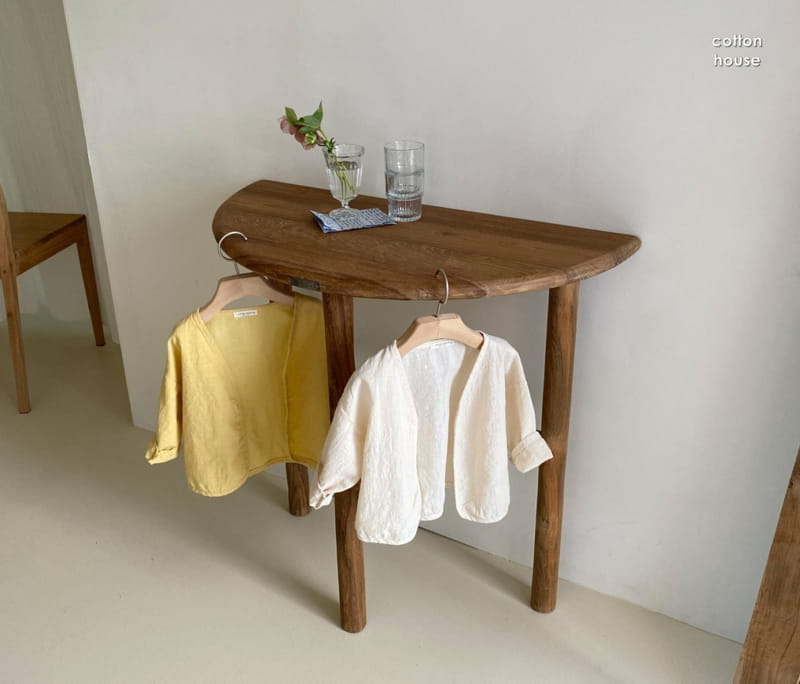 COTTON HOUSE - Korean Children Fashion - #Kfashion4kids - Linen Cardigan - 4