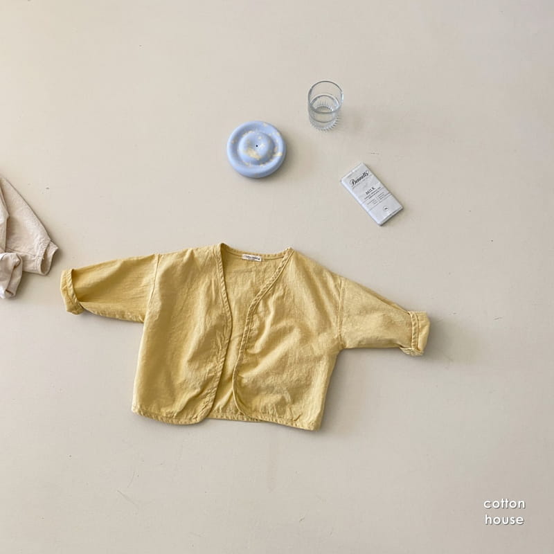 COTTON HOUSE - Korean Children Fashion - #Kfashion4kids - Linen Cardigan - 6