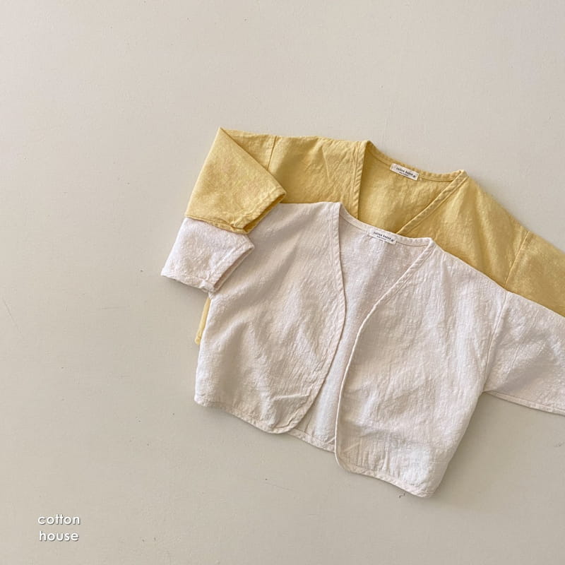 COTTON HOUSE - Korean Children Fashion - #Kfashion4kids - Linen Cardigan - 9