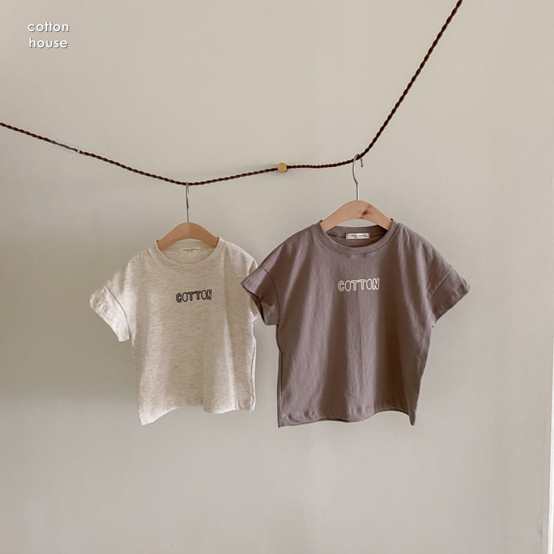 COTTON HOUSE - Korean Children Fashion - #Kfashion4kids - Cotton Paint Tee