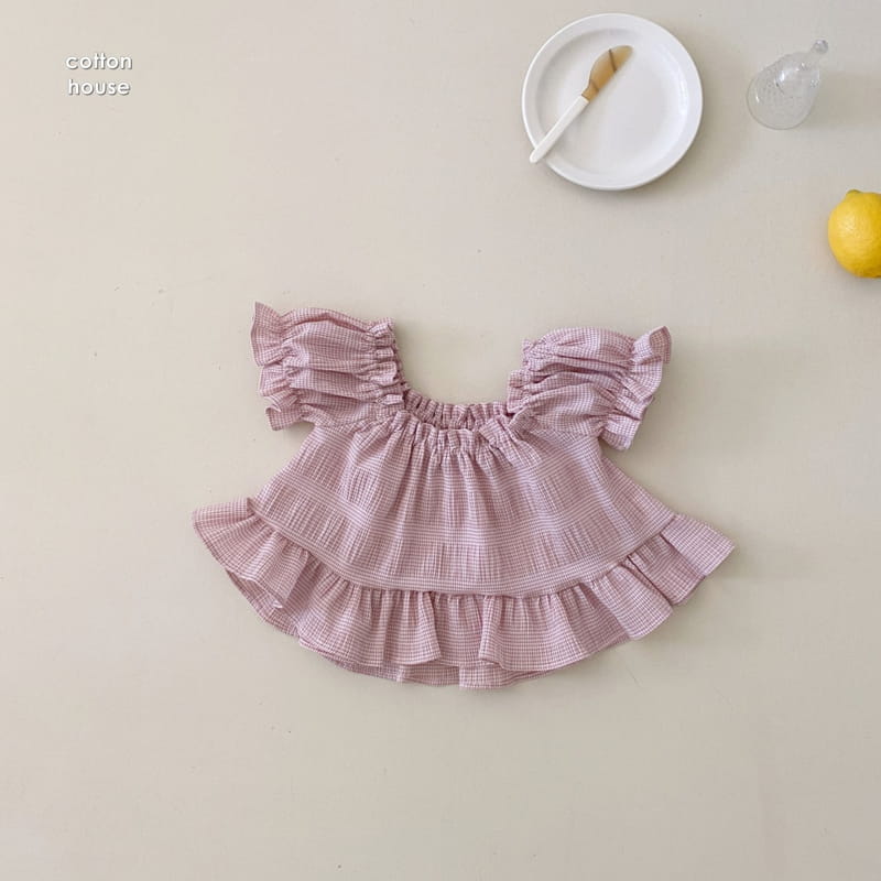 COTTON HOUSE - Korean Children Fashion - #Kfashion4kids - Open Shoulder Blouse - 11