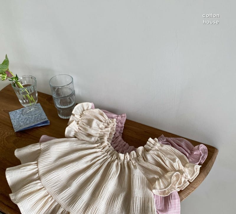 COTTON HOUSE - Korean Children Fashion - #Kfashion4kids - Open Shoulder Blouse - 7