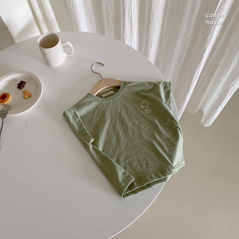 COTTON HOUSE - Korean Children Fashion - #Kfashion4kids - Nupi Embroidery Tee - 12