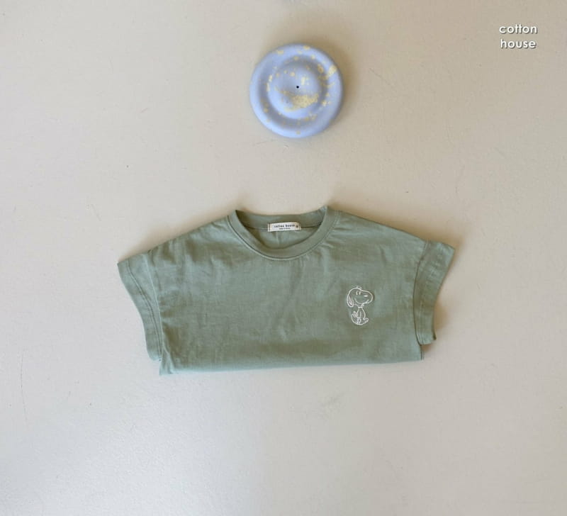 COTTON HOUSE - Korean Children Fashion - #Kfashion4kids - Nupi Embroidery Tee - 3