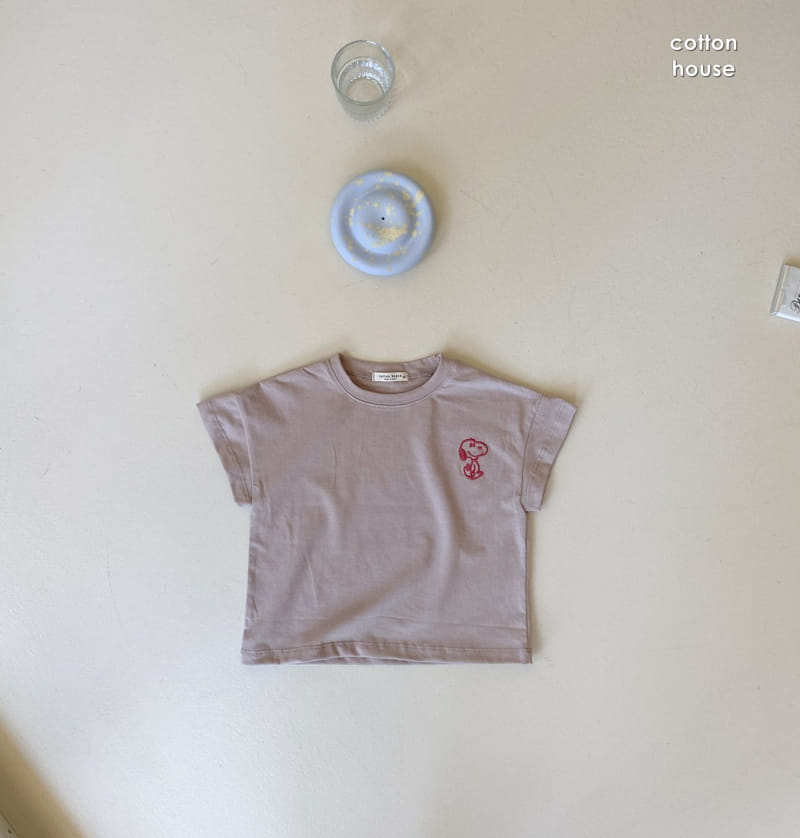 COTTON HOUSE - Korean Children Fashion - #Kfashion4kids - Nupi Embroidery Tee - 5
