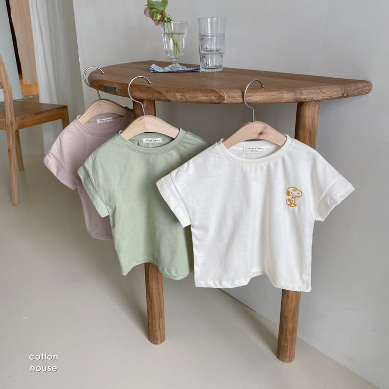 COTTON HOUSE - Korean Children Fashion - #Kfashion4kids - Nupi Embroidery Tee - 9